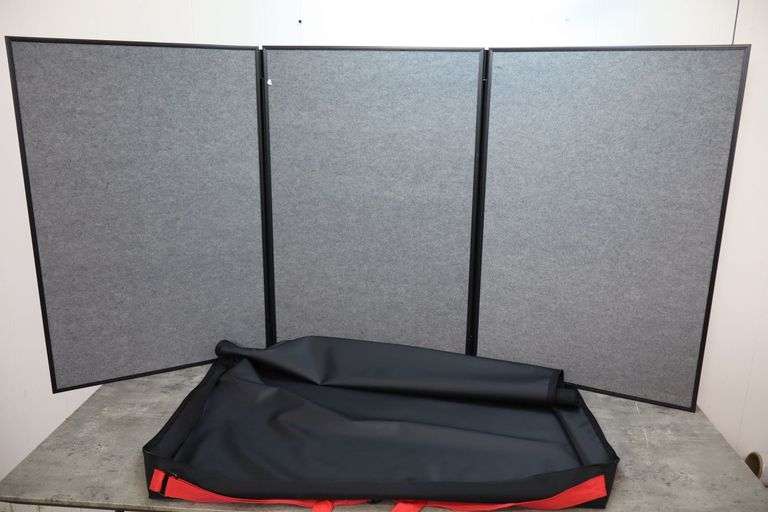 Portable 3-Panel Tabletop Display Board w/Carry Bag! (R2)