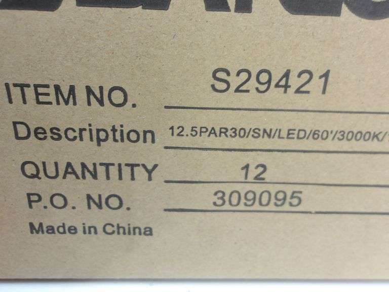 NEW 12CT Case of Satco 75W LED Dimmable Flood Light Bulbs! (6A)