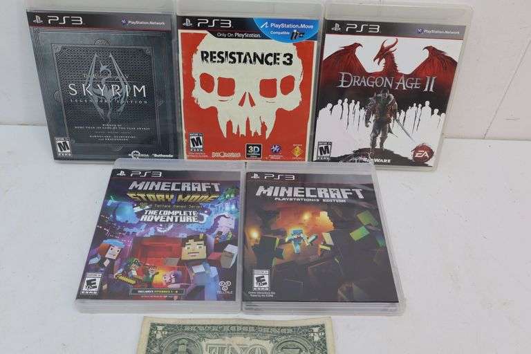 Lot of FIVE Assorted PS3 Games! (10C)