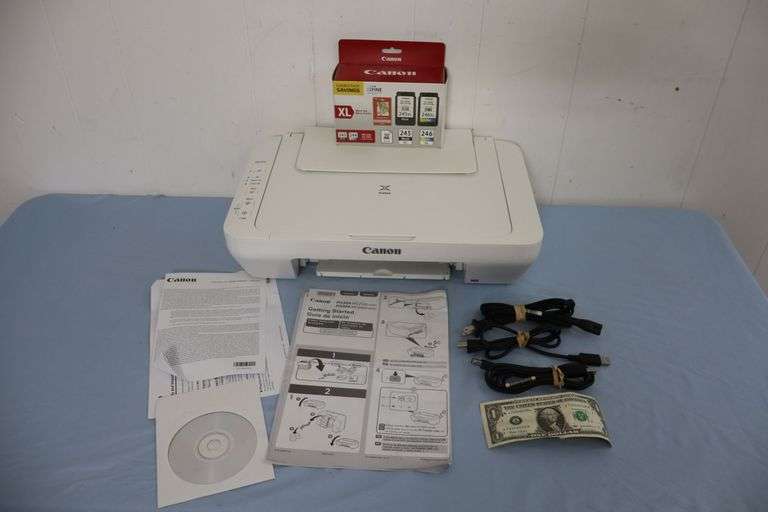 Canon Pixma MG2522 All-in-One Printer w/Ink! (4D)
