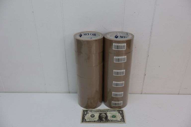 NEW Lot of TWELVE Rolls of Packing Tape! (4B)