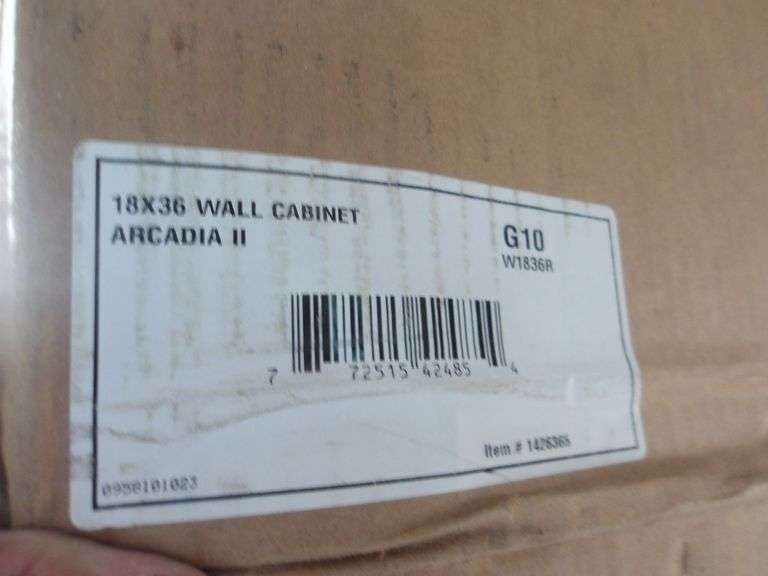 NEW Arcadia II 18x36 Wall Cabinet! (has slight damage on top, as shown) (RD)