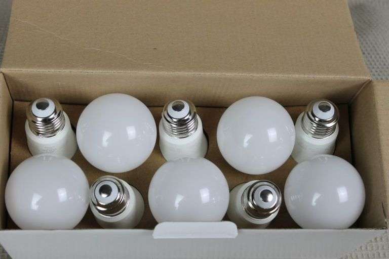 CASH ONLY New Box of 10 LED Light Bulbs - 100W   (L1-2)