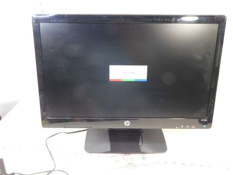 HP- Computer monitor- Turns on