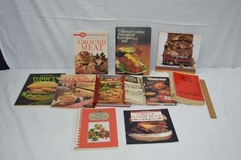 ASSORTED COOKBOOKS