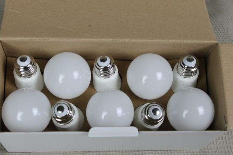 CASH ONLY New Box of 10 LED Light Bulbs - 100W   (L1-2)