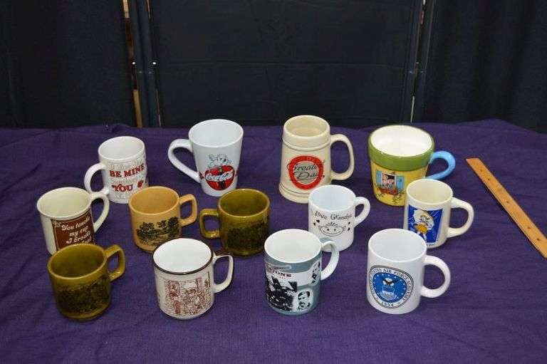 LARGE COFFEE MUG LOT