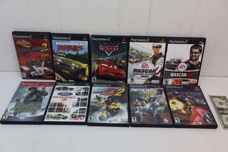 Lot of TEN Assorted PlayStation 2 Games! (13C)