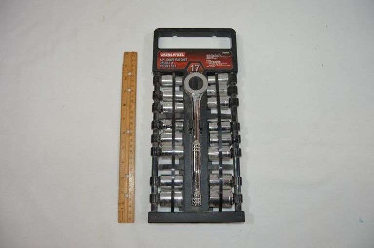 ULTRA STEEL RATCHET & SOCKET SET