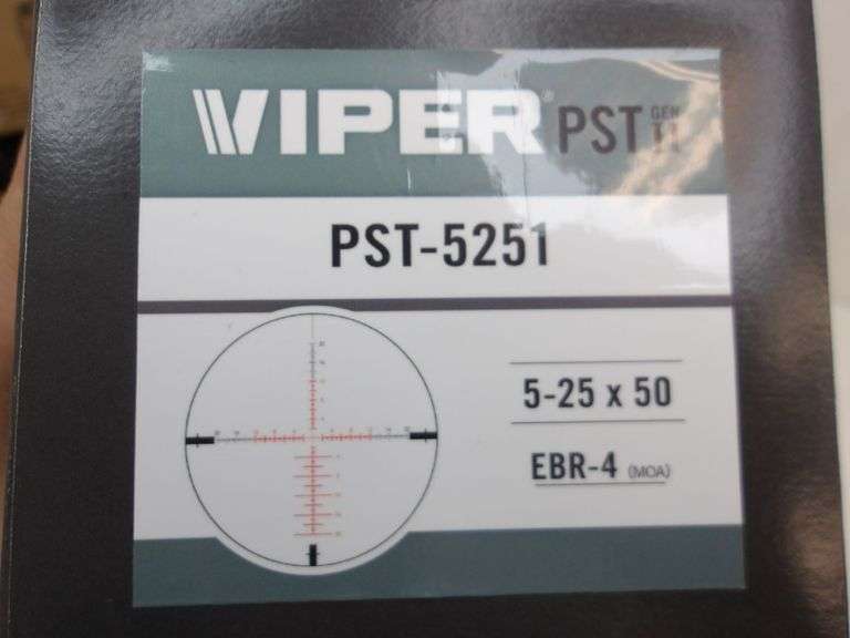 $$$ NEW Vortex Viper PST Gen II 5-25x50 EBR-4 (MOA) Rifle Scope! **This is a $1000++ Scope!!** $$$ (OS)