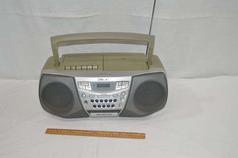 SONY CFD-S22 CD/RADIO/CASSETTE RECORDER - NO CORD - UNTESTED