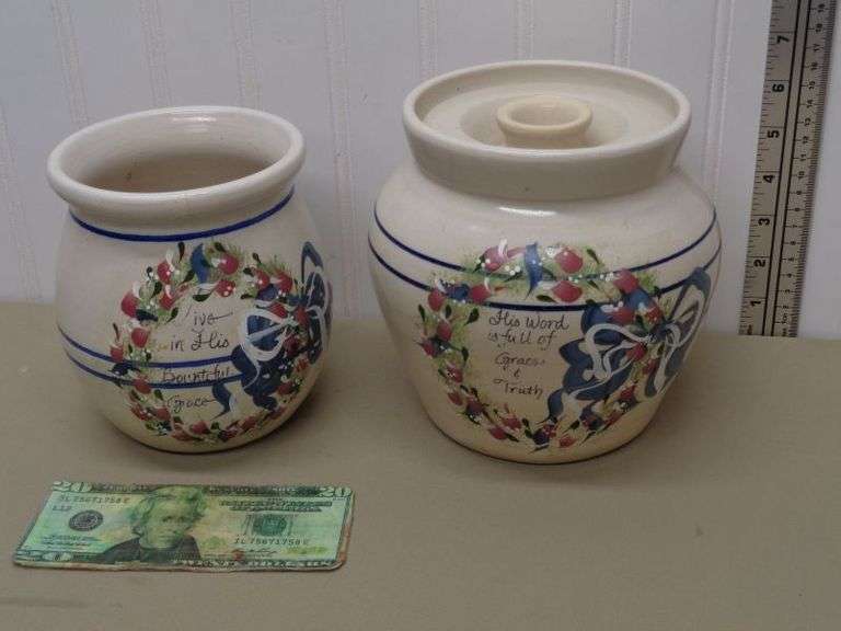 2 Nice pottery pieces, Casey Pottery, Marshall.
