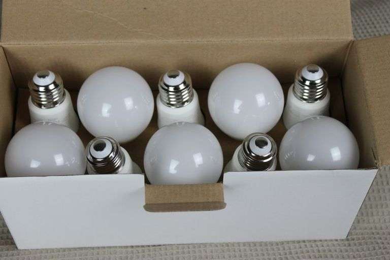 CASH ONLY New Box of 10 LED Light Bulbs - 100W   (L1-2)