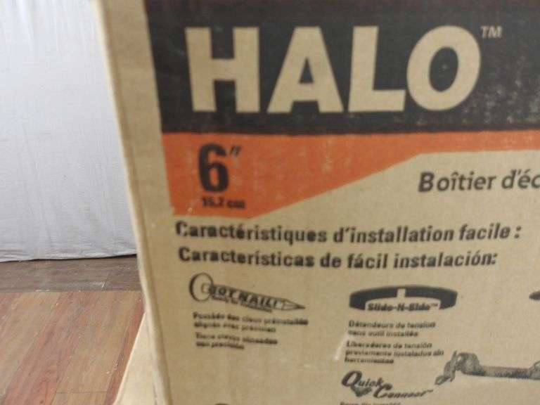 NEW Lot of TWO Cases of Halo 6" Recessed Lighting Housing! (14A)