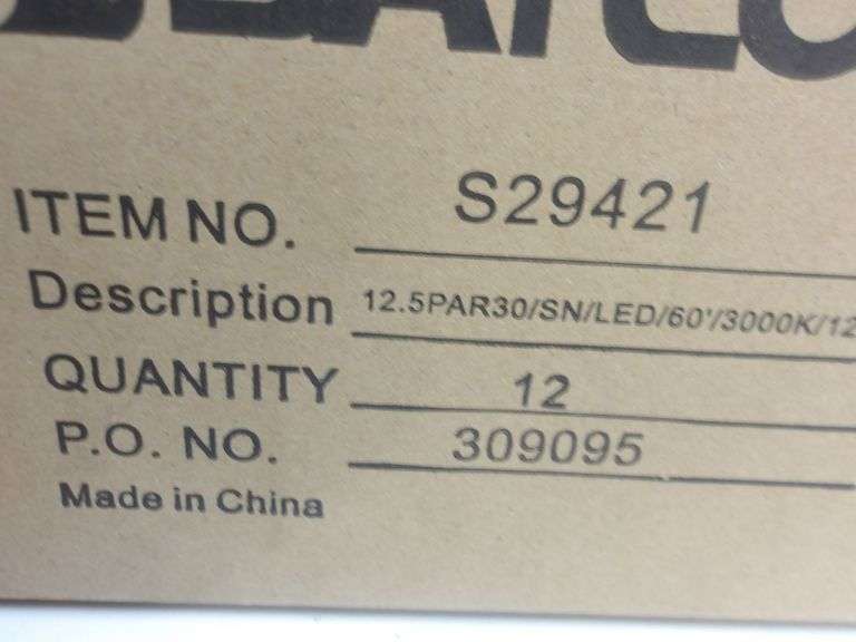 NEW 12CT Case of Satco 75W LED Dimmable Flood Light Bulbs! (6A)