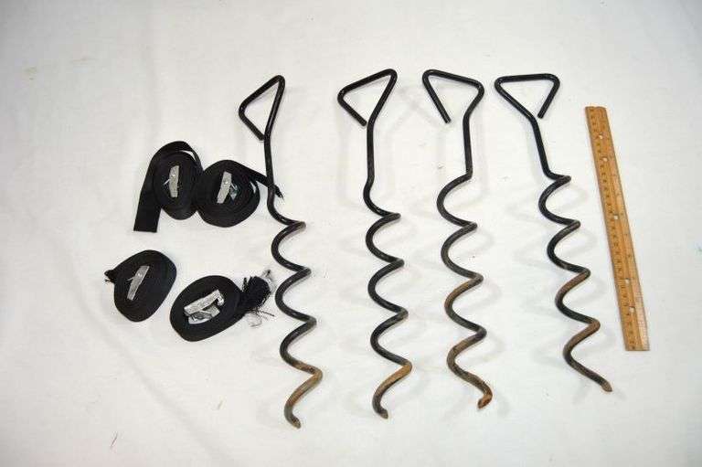 TIE DOWN STAKES & STRAPS