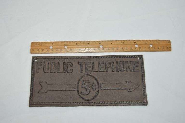 CAST IRON SIGN