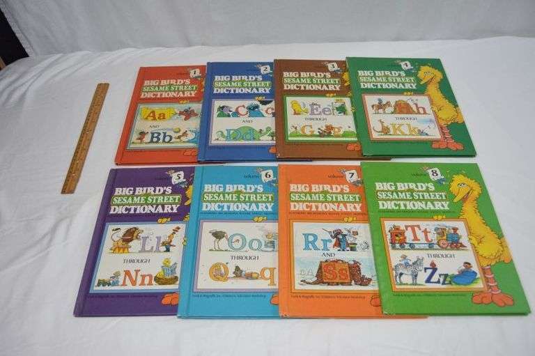 BIG BIRD'S SESAME STREET DICTIONARY, VOLUMES 1-8