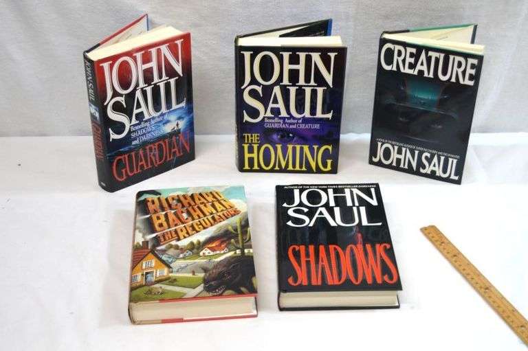 HARDBACK BOOKS: JOHN SAUL & RICHARD BACHMAN