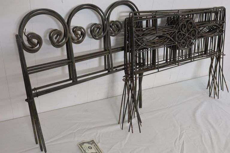 Lot of Wrought Iron Garden Fencing! (13E)