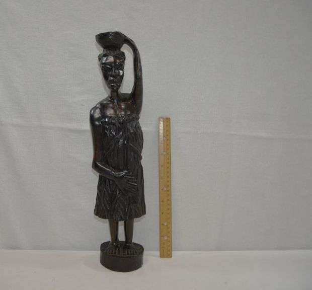 HAND CARVED WOODEN FIGURINE