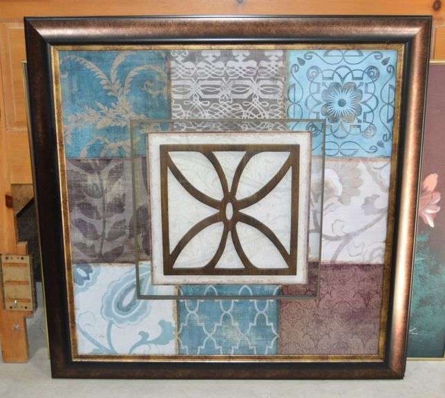 NICE, LARGE WALL PICTURE - 41" x 41"