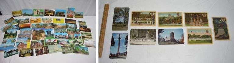 LARGE LOT OF VINTAGE POSTCARDS & SOME WEST POINT MILITARY ACADEMY