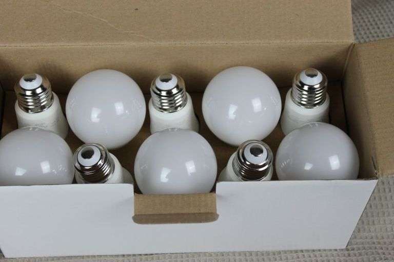 CASH ONLY New Box of 10 LED Light Bulbs - 100W   (L1-2)