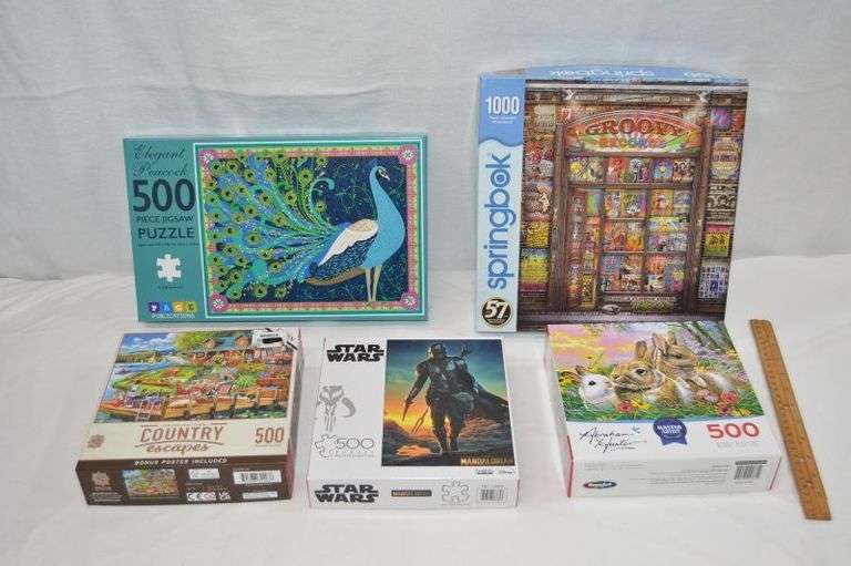 ASSORTED JIGSAW PUZZLES