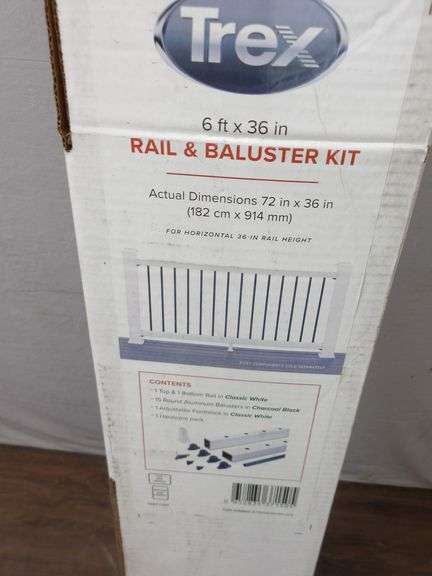 NEW Trex 6ft x 36in Rail & Balluster Kit! (R3)