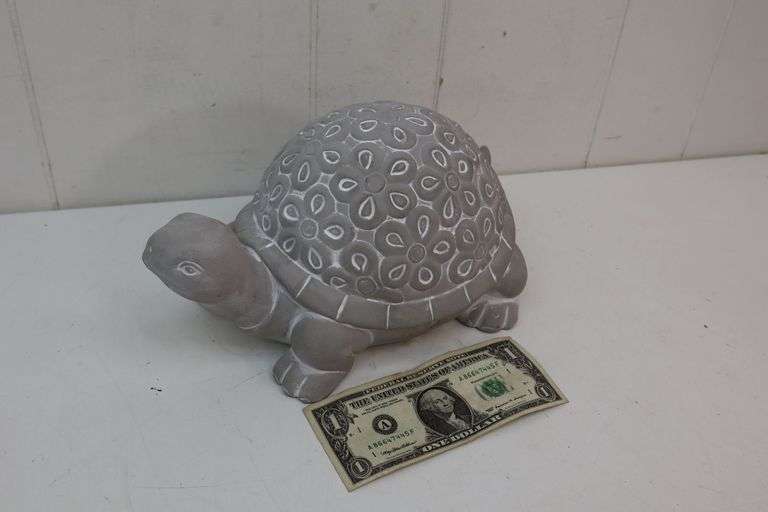 NEW Cement Garden Turtle Statue! (15B)