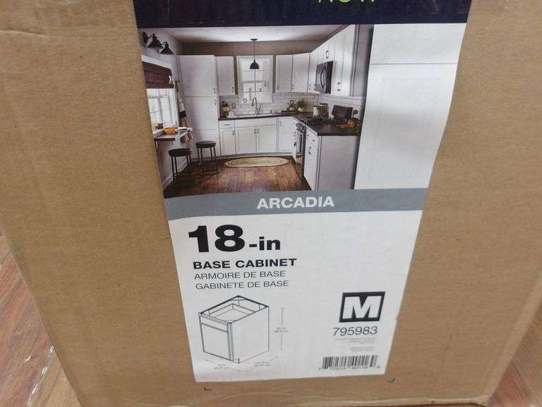 NEW Arcadia 18-Inch Base Cabinet! (RD)
