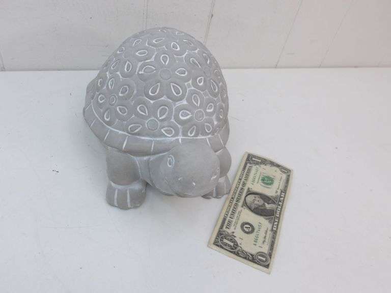 NEW Cement Garden Turtle Statue! (15B)