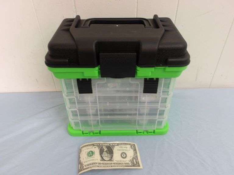 NEW 4-Layer Large Capacity Tackle Case *FULL* of ALL NEW Tackle! (1A)