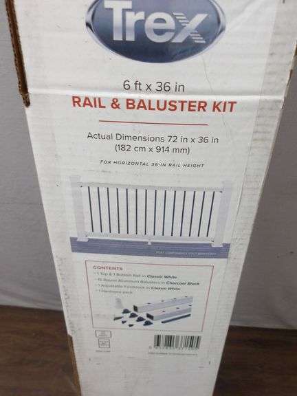 NEW Trex 6ft x 36in Rail & Balluster Kit! (R3)