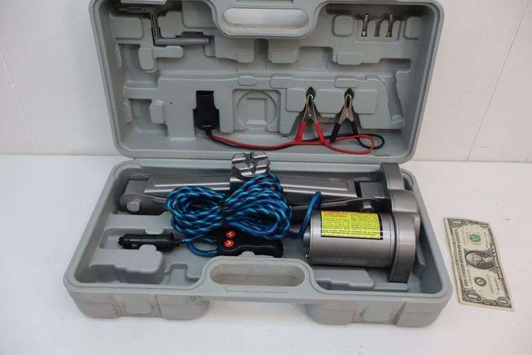NEW Central Hydraulics 12v 2-Ton Scissor Jack! (6E)