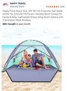 NEW Happy Travel Beach Tent! (1B)