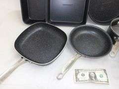$ NICE Set of GraniteStone Pots & Pans! Excellent condition! (8C)