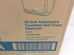 NEW Georgia-Pacific enMotion 10" Automated Touchless Paper Towel Dispenser! Black. (3D)