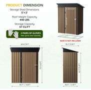 $ NEW Metal Garden Shed! (RD)