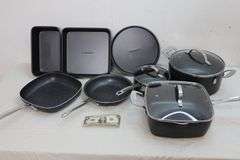 $ NICE Set of GraniteStone Pots & Pans! Excellent condition! (8C)