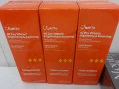 NEW Lot of THREE Bottles of Jumiso Facial Serum & FOUR West Month 1oz Temporary Eye Tightener! (5C)