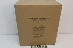 NEW Outdoor Post Light Fixture 2-PACK! (4A)