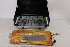 NEW Cast Iron Griddle & Camping Stove! (9B)