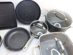 $ NICE Set of GraniteStone Pots & Pans! Excellent condition! (8C)