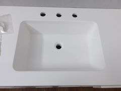 $ NEW Bathroom Vanity Set w/Marble Top! Nice! Includes hardware! 48x19x36 (R1)