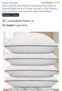 NEW Hotel Collection King Size Pillows 4-PACK! (2A)