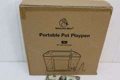 NEW Romantic Bear Portable Pet Playpen! (6D)