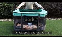 NEW Romantic Bear Portable Pet Playpen! (6D)