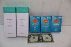 NEW Lot of TWO Bottles of Tea Tree Soothing Cream & THREE Lume Acidified Cleansing Bars! (5C)